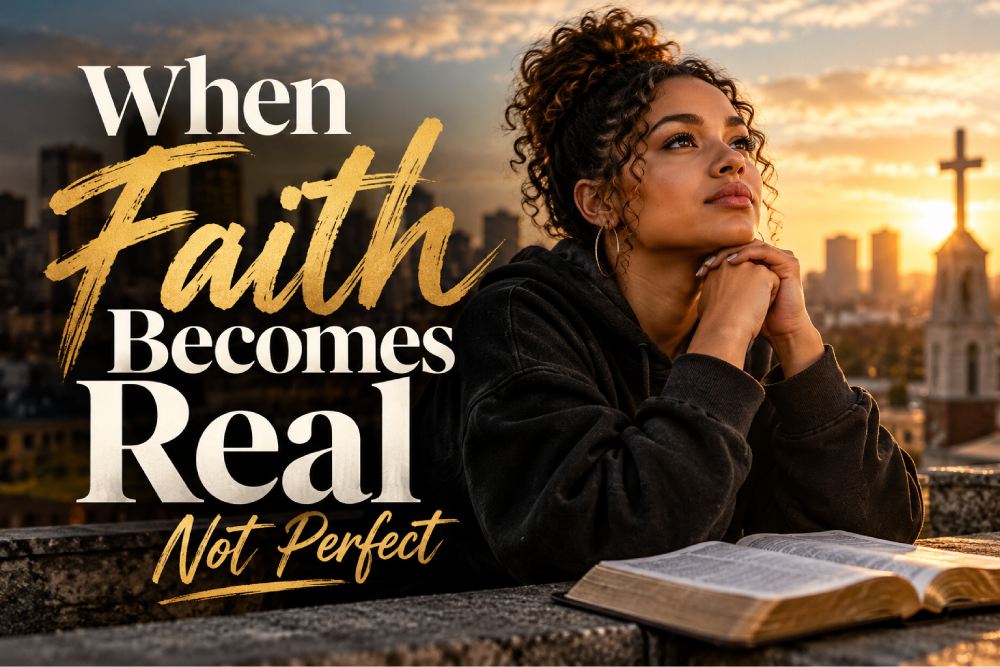 When Faith Becomes Real Not Perfect