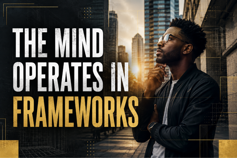 THE MIND OPERATES IN FRAMEWORKS