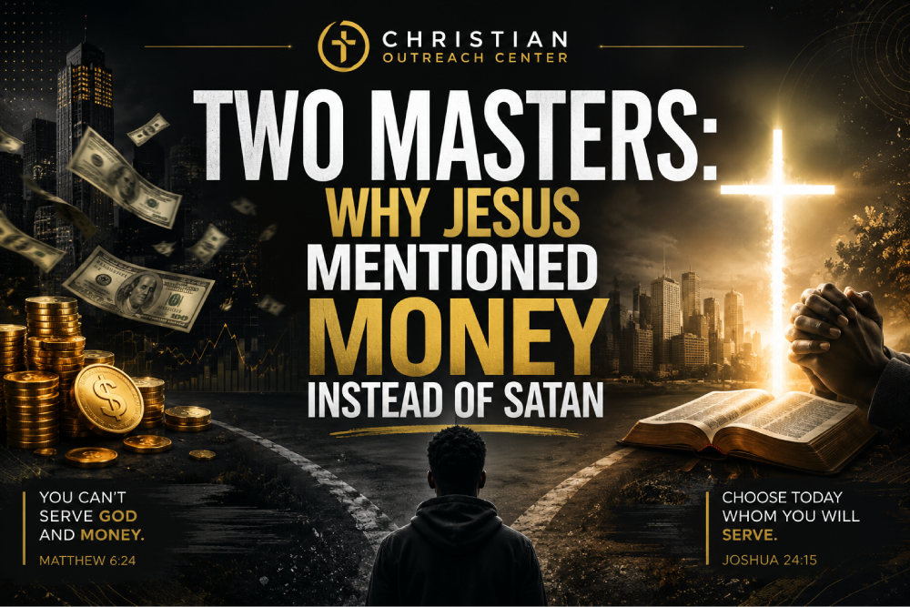 Two Masters: Why Jesus Mentioned Money Instead of Satan