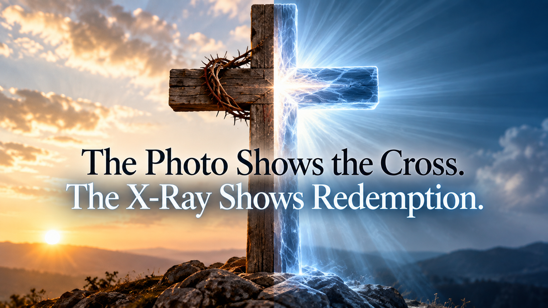 The Photo Shows the Cross. The X-Ray Shows Redemption.