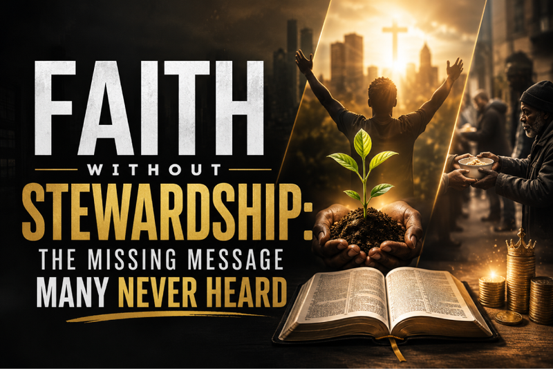 FAITH WITHOUT STEWARDSHIP: THE MISSING MESSAGE MANY NEVER HEARD