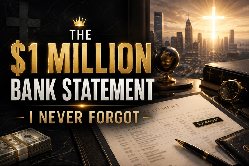 THE $1 MILLION BANK STATEMENT I NEVER FORGOT