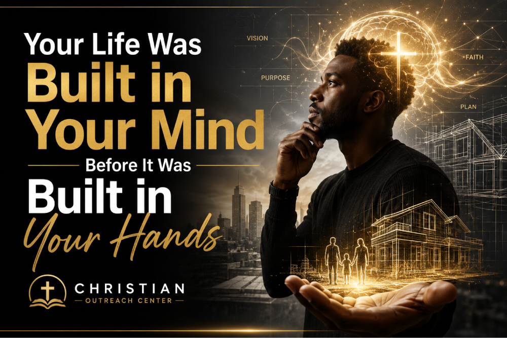 Your Life Was Built in Your Mind Before It Was Built in Your Hands