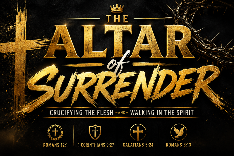 The Altar of Surrender: Crucifying the Flesh and Walking in the Spirit