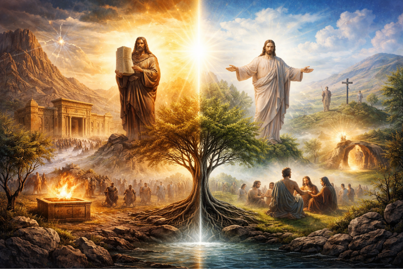 The Old Testament and New Testament Duality of Existence (Natural and Spiritual Parallels)