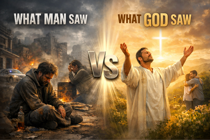 What Man Saw vs What God Saw