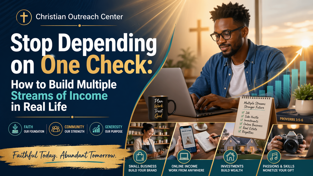 Stop Depending on One Check: How to Build Multiple Streams of Income in Real Life