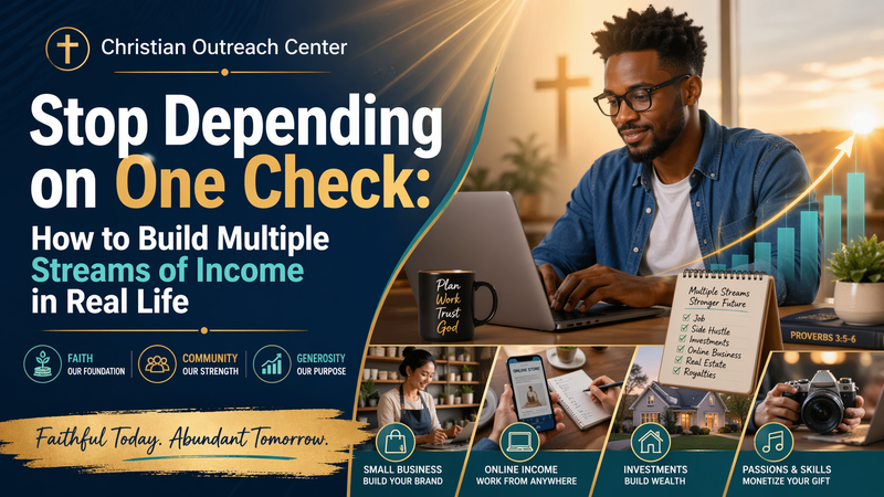 Stop Depending on One Check: How to Build Multiple Streams of Income in Real Life