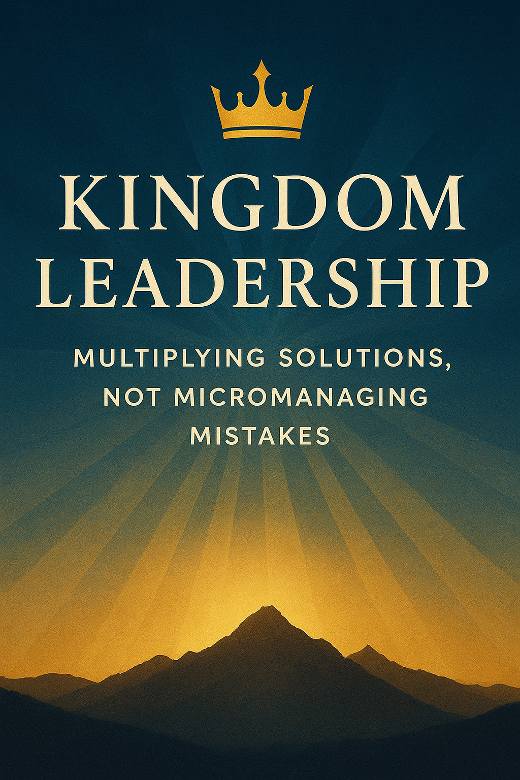 Kingdom Leadership: Multiplying Solutions, Not Micromanaging Mistakes