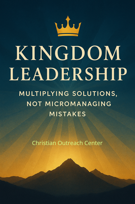 Kingdom Leadership: Multiplying Solutions, Not Micromanaging Mistakes