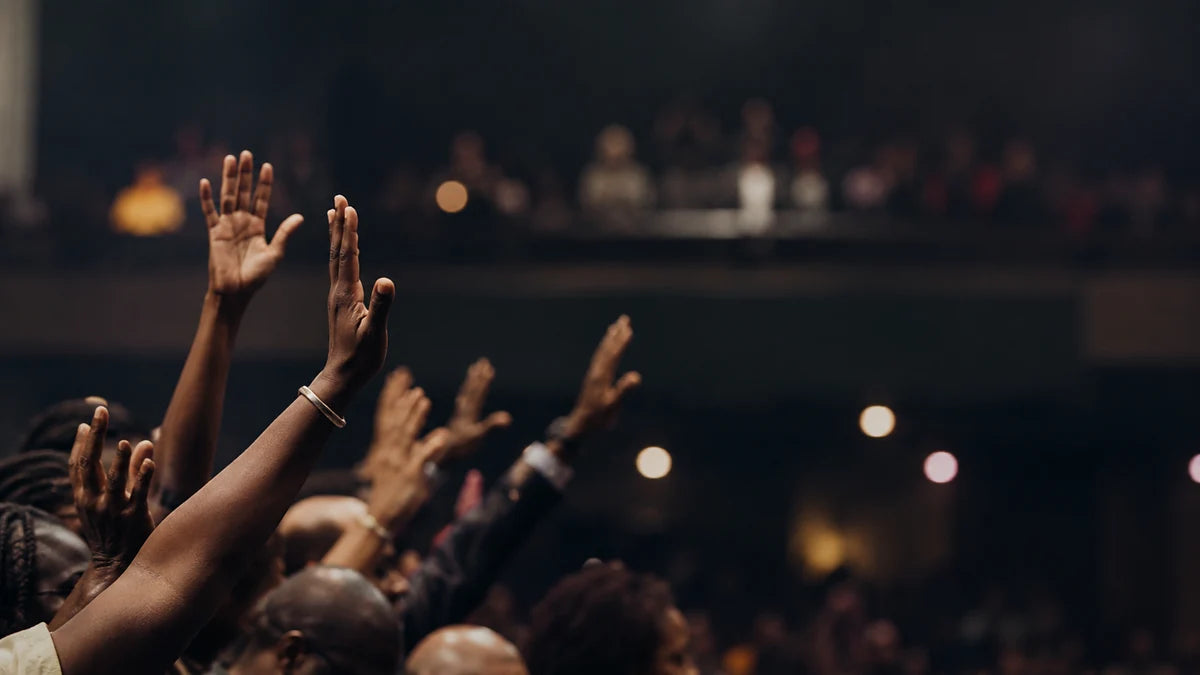 People worshipping together